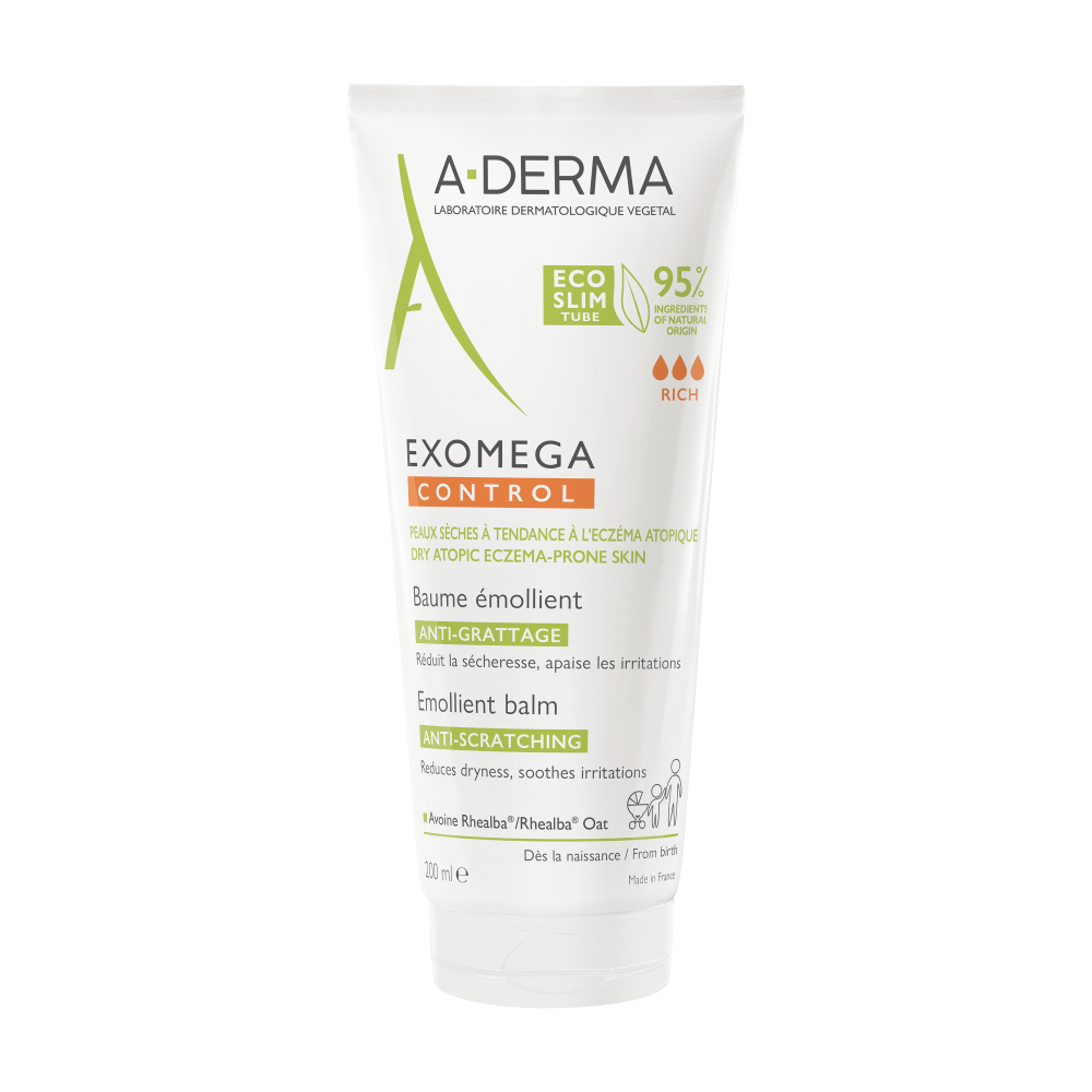 Изображение товара A-derma Exomega Control смягчающий бальзам 200 мл для сухой и атопичной кожи