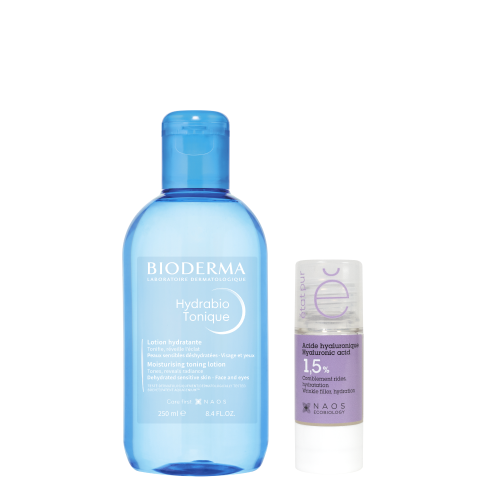 Изображение товара Набор Bioderma Hydrabio Тонизирующий увлажняющий лосьон 250мл + Etat Pur Сыворотка с гиалуроновой кислотой 15мл
