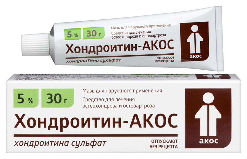 Изображение товара Мазь Хондроитин-акос 5% для наружного применения 30 г