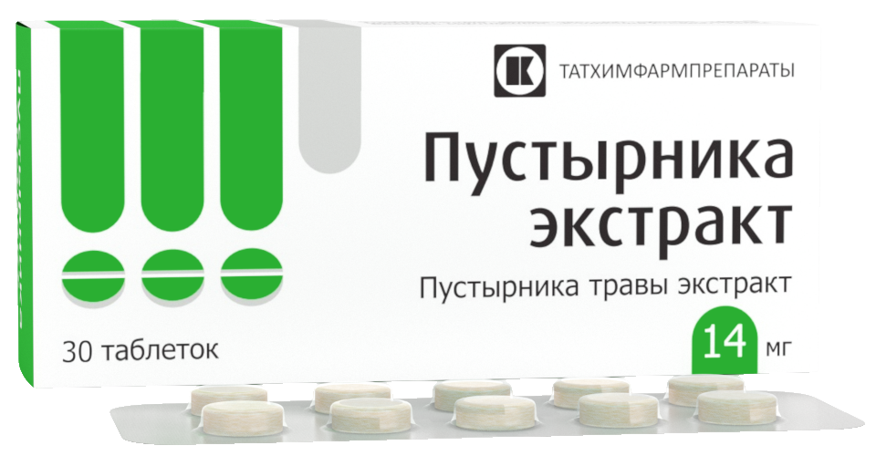 Изображение товара Экстракт пустырника 14 мг в таблетках для нервной системы 30 шт.