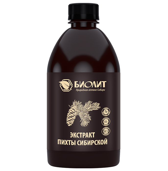 Изображение товара Экстракт пихты сибирской 500 мл - натуральная добавка для иммунитета и микроэлементов