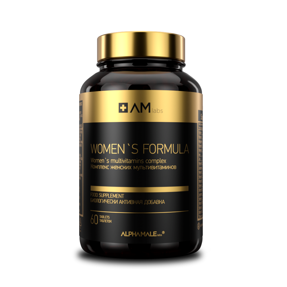 Alphamale labs витаминно-минеральный комплекс womens formula (формула для  женщин) 60 шт. таблетки массой 1530 мг - цена 2048.40 руб., купить в  интернет аптеке в Новоалтайске Alphamale labs витаминно-минеральный  комплекс womens formula (формула