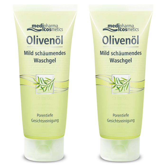 Изображение товара Набор MEDIPHARMA COSMETICS OLIVENOL ГЕЛЬ ПЕНЯЩИЙСЯ ДЛЯ УМЫВАНИЯ 100МЛ из 2-х уп со скидкой