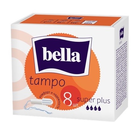 Изображение товара Bella tampo тампоны женские гигиенические комфорт и надежность super plus 8 шт.