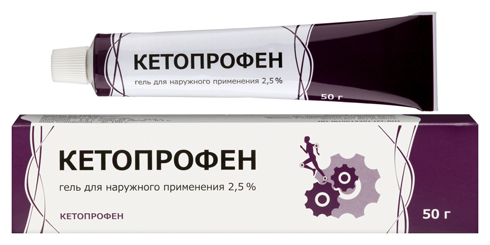 Изображение товара КетоПРОФЕН 2,5% 50 г гель для наружного применения