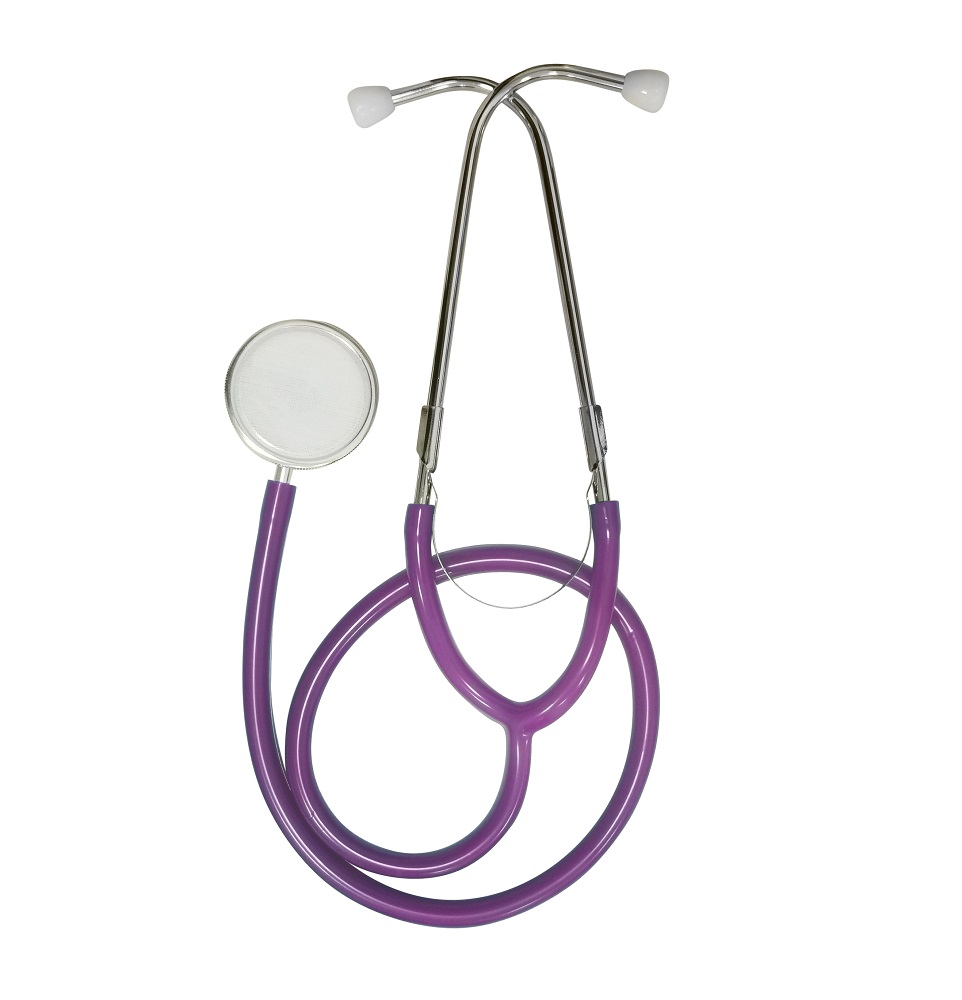Изображение товара Медицинский стетоскоп 04АМ-300 односторонний фиолетовый для медсестер