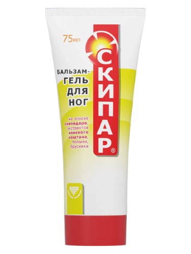 Изображение товара Скипар бальзам-гель для ног 75 мл для легкости и комфорта
