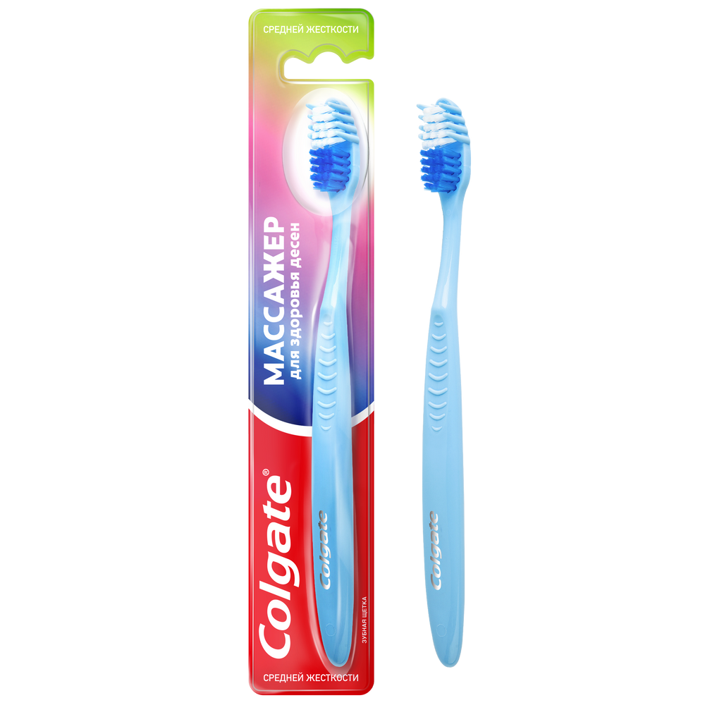 Изображение товара Colgate массажер средней жесткости зубная щетка Изображение товара Colgate массажер средней жесткости зубная щетка