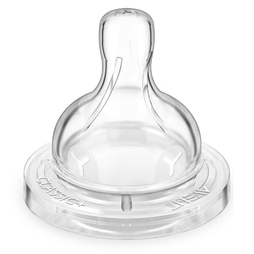 Изображение товара AVENT СОСКА ДЛЯ ГУСТЫХ ЖИДКОСТЕЙ CLASSIC 6МЕС N2 арт. 80627 SCF636/27