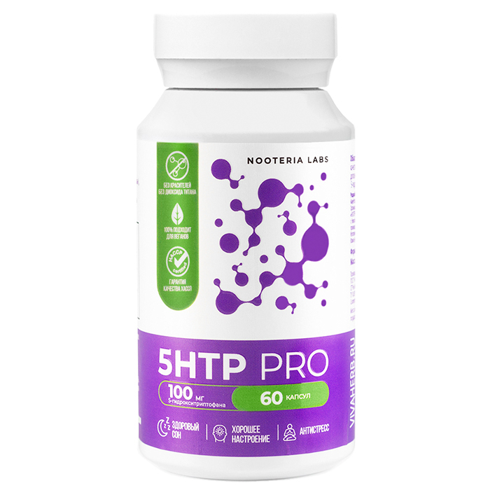 Изображение товара Nooteria labs 5htp pro — капсулы с 5-гидрокситриптофаном для настроения и сна