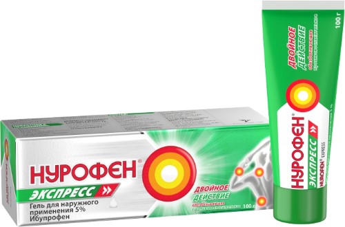 Изображение товара Нурофен экспресс 5% гель для наружного применения 100 гр