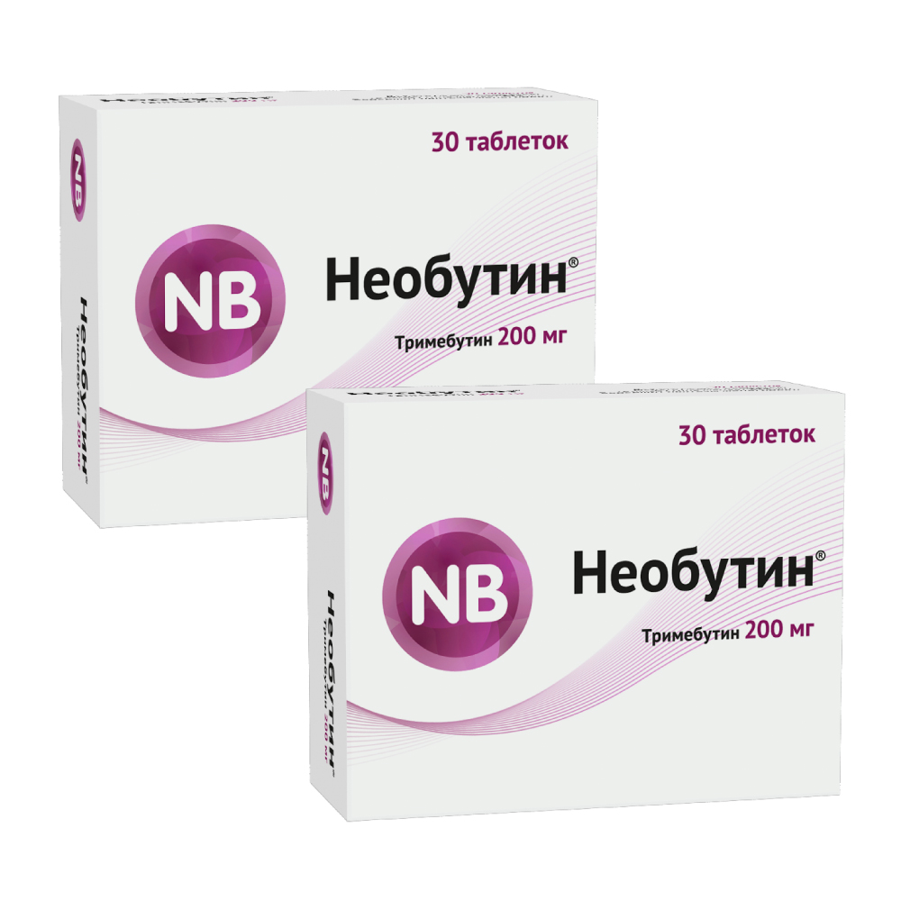 Изображение товара Набор 2 упаковки Необутин 200 мг №30 со скидкой