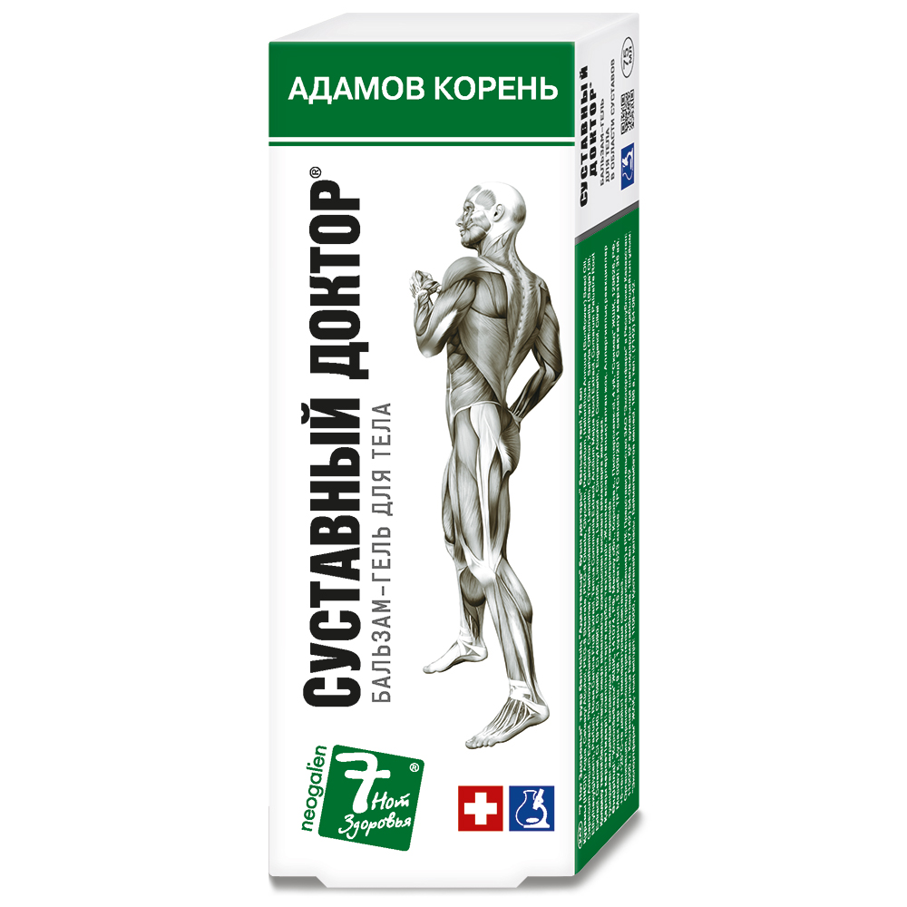 Изображение товара Бальзам-гель Суставный доктор адамов корень 75 мл для суставов и отеков