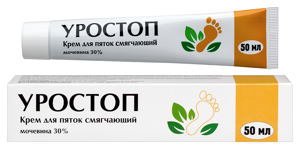 Изображение товара Крем уростоп 50 мл для сухой и огрубевшей кожи ног и локтей