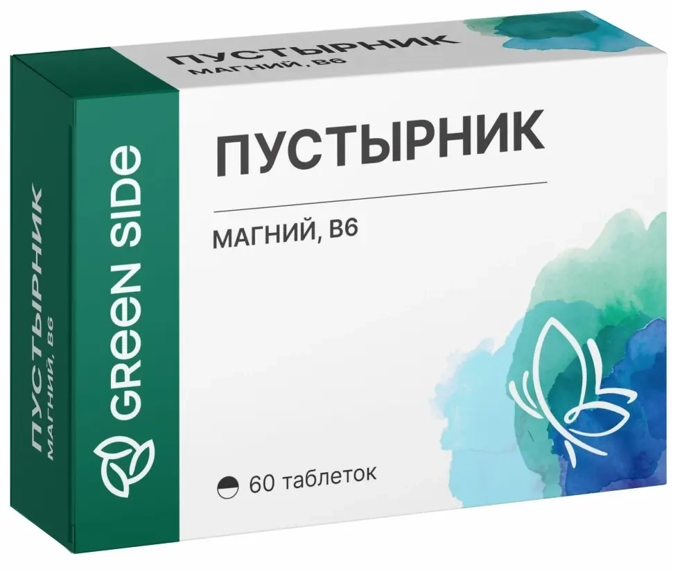 Green side стрессанет пустырник магний в 6 60 шт. таблетки массой 550 мг инструкция по применению