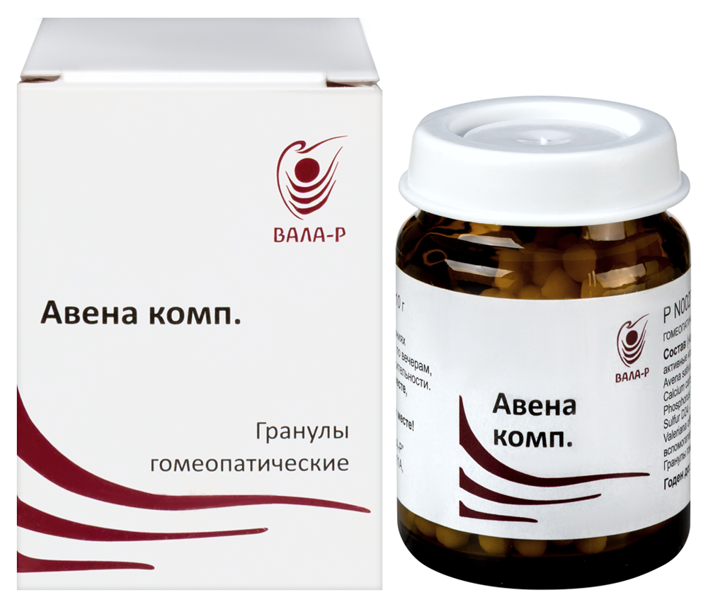Изображение товара Авена комп 10 гр гомеопатический препарат для сна и спокойствия