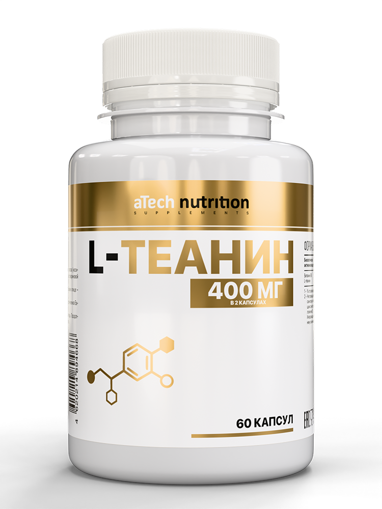 Изображение товара Atech Nutrition L-теанин 350 мг, 60 капсул