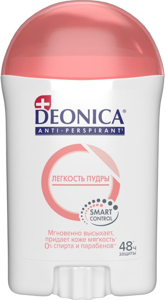 Изображение товара Deonica антиперспирант-стик легкость пудры 40 мл эффективная защита