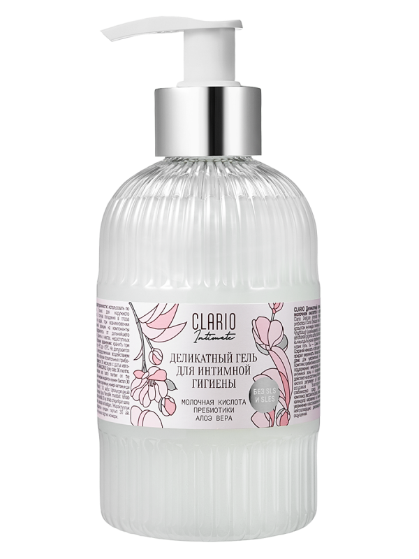 Изображение товара Clario гель для интимной гигиены с молочной кислотой 295 мл деликатный уход