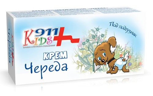 Изображение товара 911 Kids крем детский череда под подгузник от опрелостей 150 мл