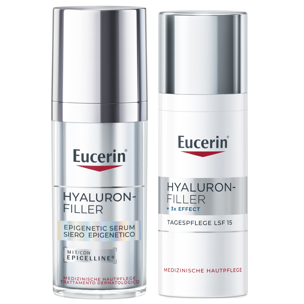 Изображение товара Набор EUCERIN HYALURON-FILLER: КРЕМ ДЛЯ ДНЕВНОГО УХОДА ЗА НОРМАЛЬНОЙ И КОМБИНИРОВАННОЙ КОЖЕЙ SPF15 50МЛ + СЫВОРОТКА ЭПИГЕНЕТИЧЕСКАЯ АНТИВОЗРАСТНАЯ 30МЛ Изображение товара Набор EUCERIN HYALURON-FILLER: КРЕМ ДЛЯ ДНЕВНОГО УХОДА ЗА НОРМАЛЬНОЙ И КОМБИНИРОВАННОЙ КОЖЕЙ SPF15 50МЛ + СЫВОРОТКА ЭПИГЕНЕТИЧЕСКАЯ АНТИВОЗРАСТНАЯ 30МЛ