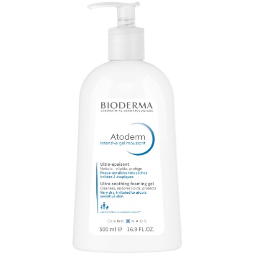Изображение товара Bioderma Atoderm гель интенсив очищающий для сухой раздраженной кожи 500 мл