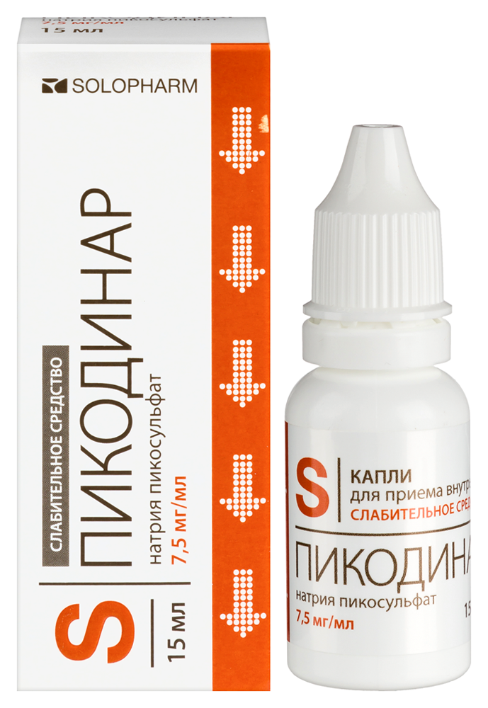 Изображение товара Пикодинар 0,0075/мл капли для приема внутрь 15 мл