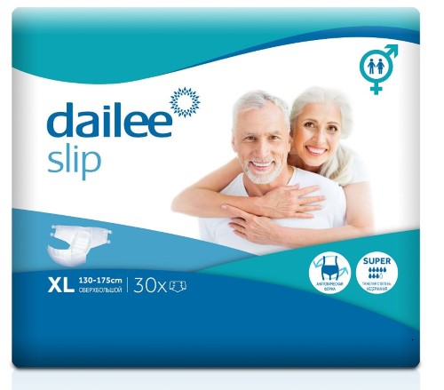 Изображение товара Подгузники для взрослых Dailee SUPER X-Large 30 шт. для тяжелого недержания