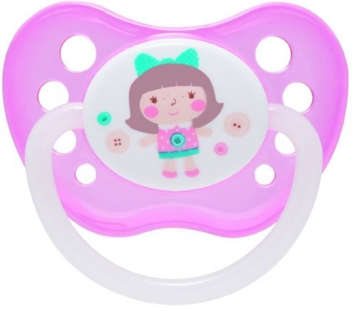 Изображение товара CANPOL BABIES СОСКА-ПУСТЫШКА ЛАТЕКСНАЯ TOYS 0-6 РОЗОВЫЙ