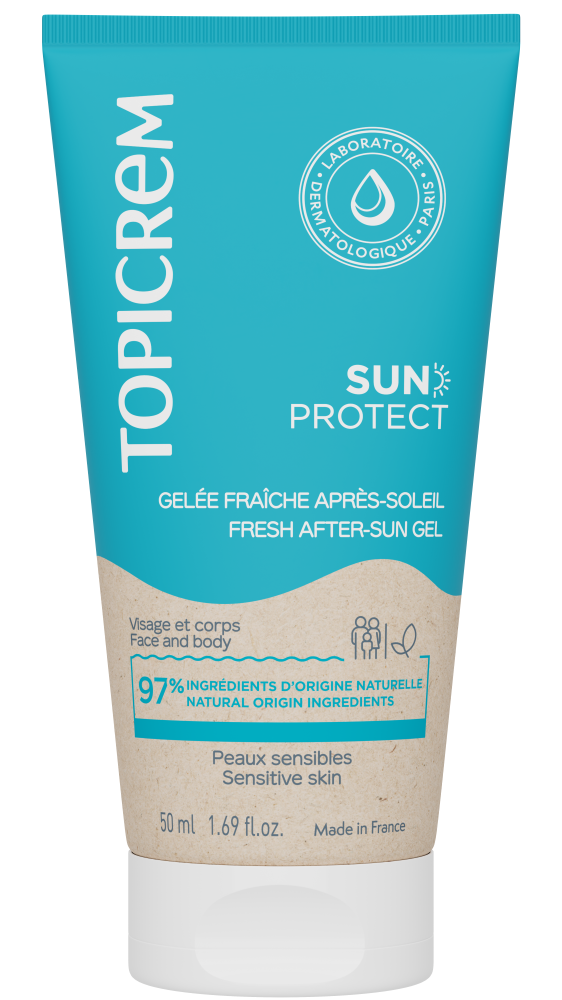 Изображение товара Topicrem sun protect желе после загара освежающее 200 мл для чувствительной кожи