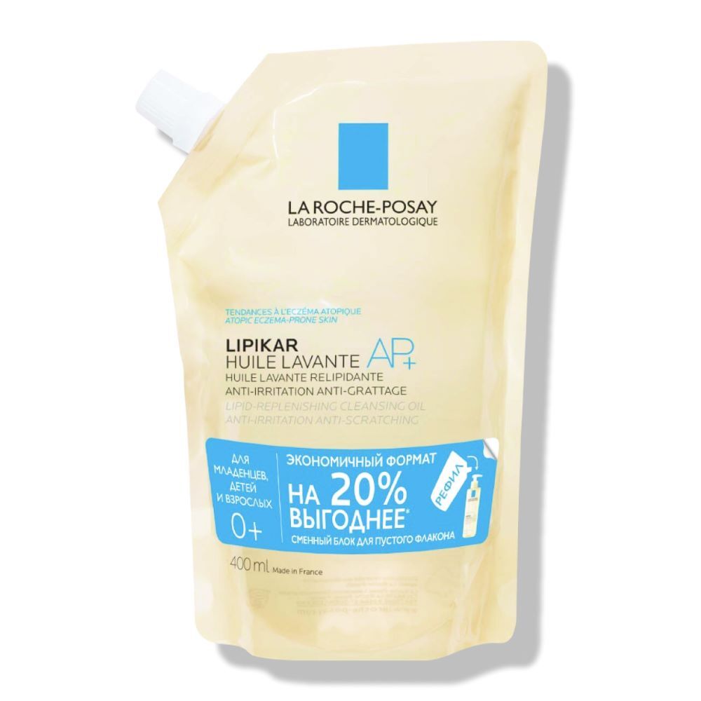 Изображение товара La Roche-Posay Lipikar AP+ масло для ванны и душа 400 мл