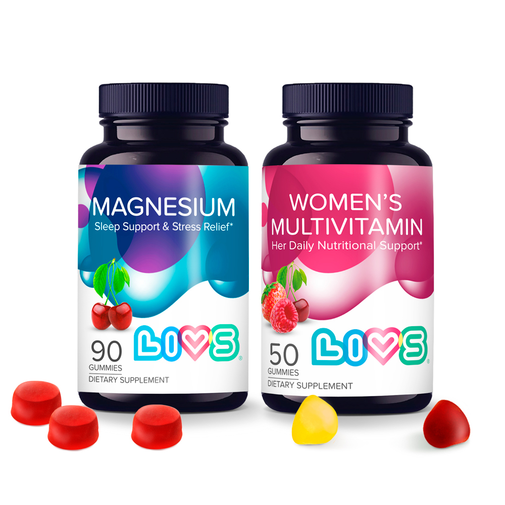 Изображение товара Набор LIVS комплекс мультивитаминов для женщин + LIVS Магний