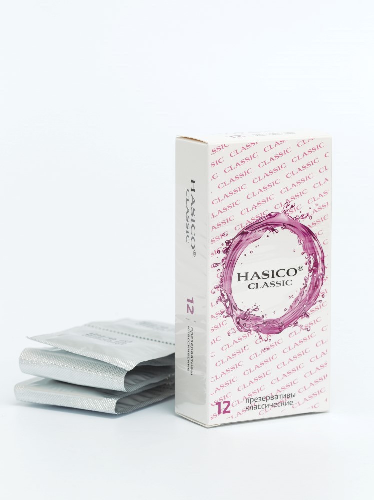 Изображение товара Презервативы hasico classic 12 шт. классические барьерные средства защиты