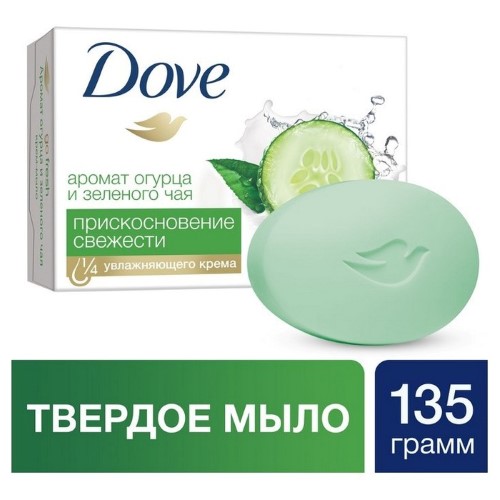 DOVE КРЕМ-МЫЛО ПРИКОСНОВЕНИЕ СВЕЖЕСТИ 135.0 инструкция по применению