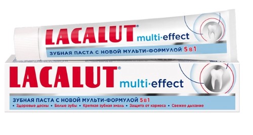 Изображение товара Lacalut multi-effeсt зубная паста 75 мл