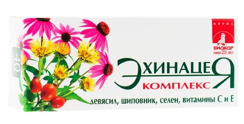 Изображение товара Эхинацея биокор комплекс 40 шт. драже