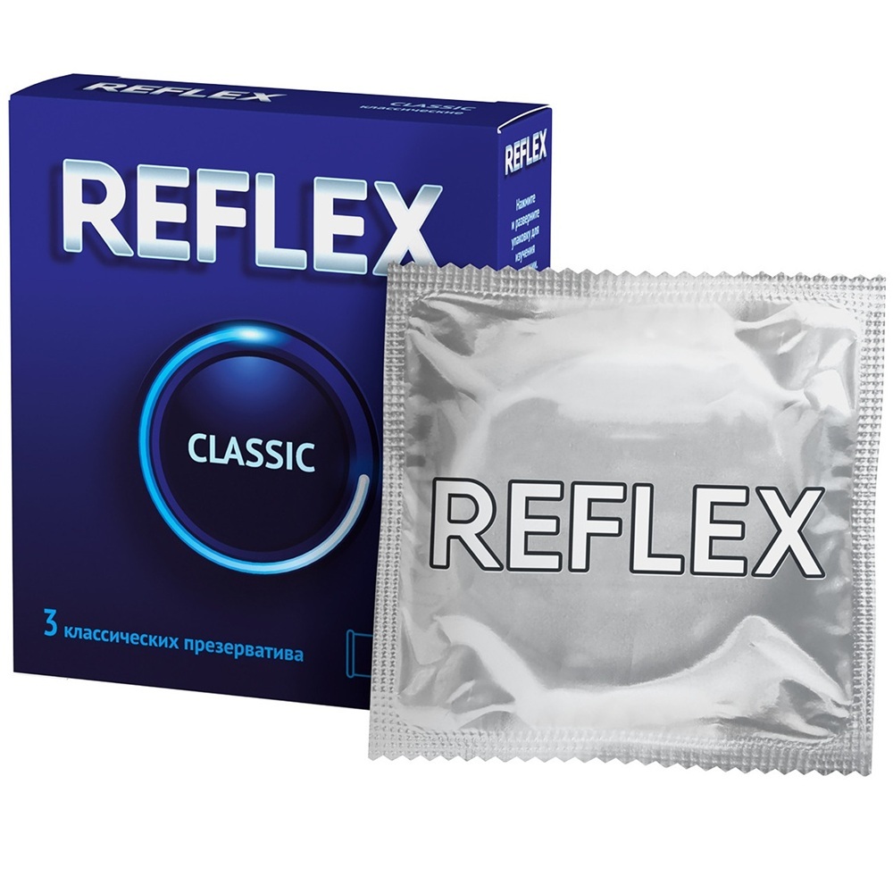 Презервативы Reflex Classic из натурального латекса в смазке 3 шт. инструкция по применению