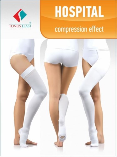 Изображение товара Медицинские компрессионные чулки Tonus elast hospital класс 1 белый