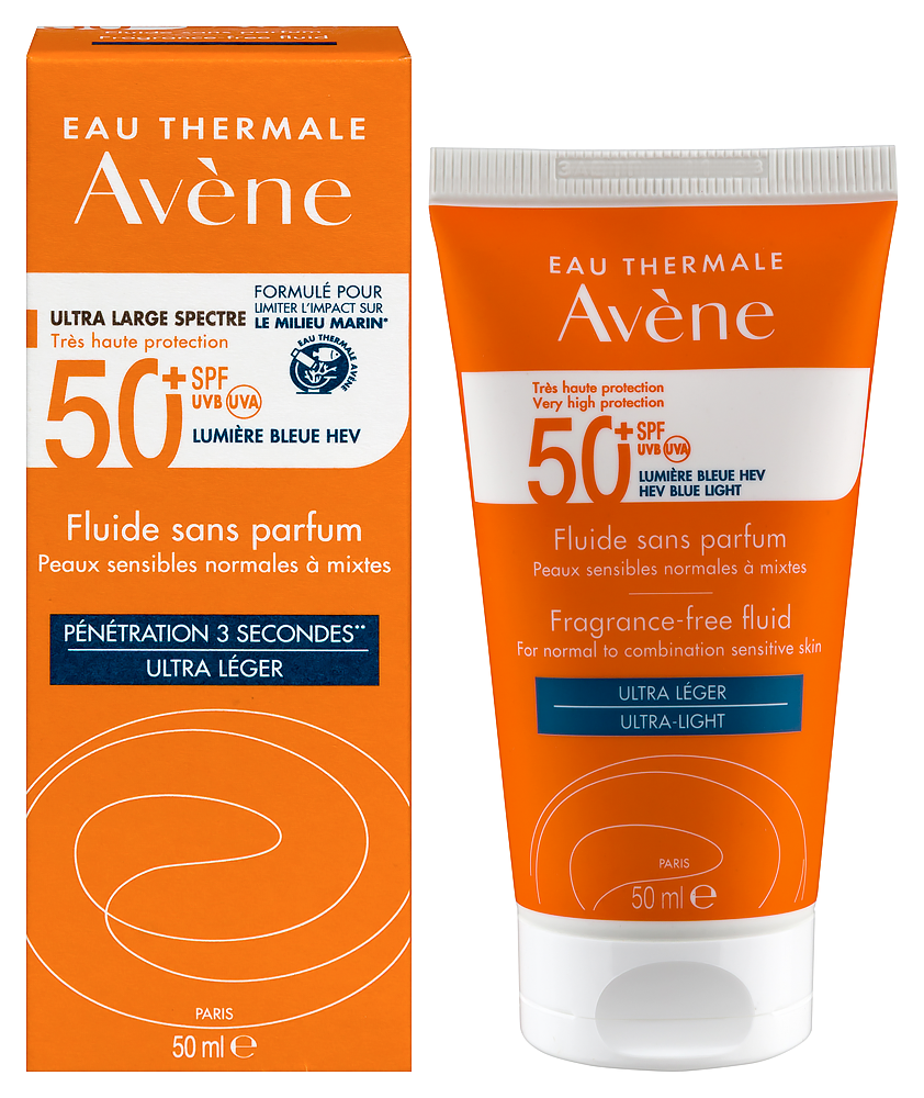 Изображение товара Avene флюид солнцезащитный spf 50+ без отдушек 50 мл