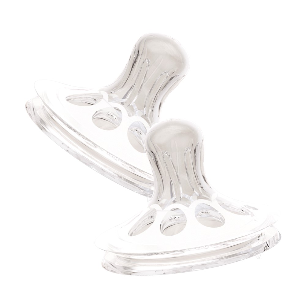 Изображение товара Силиконовые соски Roxy-kids для бутылочек с широким горлом 6+ месяцев 2 шт.