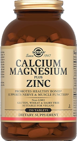 Изображение товара Солгар Кальций Магний Цинк 250 таблеток 1596 мг