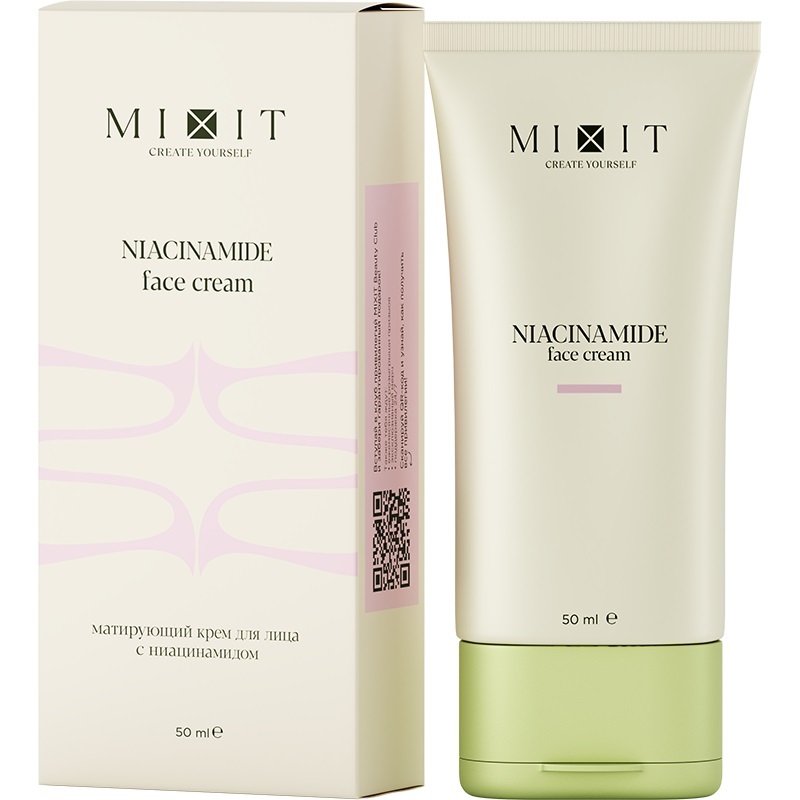 Изображение товара Матирующий крем для лица с ниацинамидом Mixit 50 мл для жирной кожи