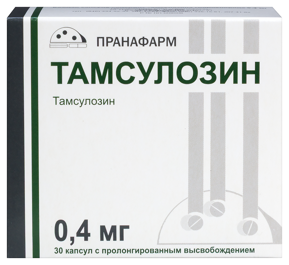Изображение товара Капсулы Тамсулозин 0,4 мг для лечения ДГПЖ 30 шт.