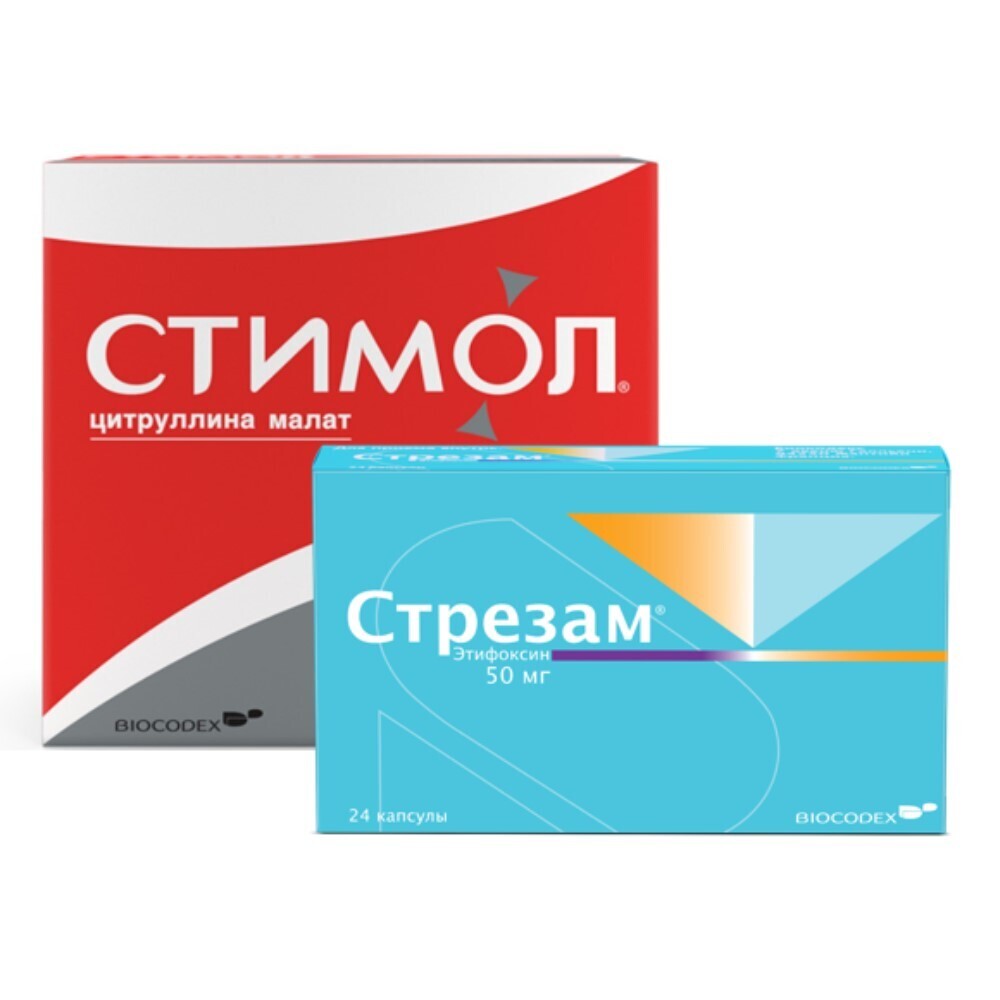Изображение товара Набор Стрезам 0,05 N24 капс + Стимол 10% 10мл N18 пак р-р со скидкой