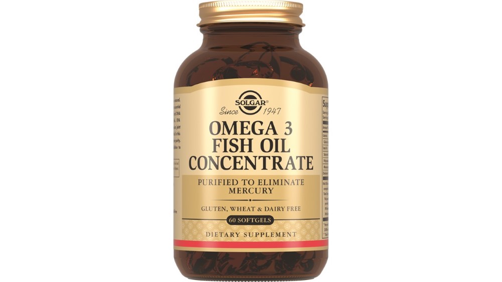 Изображение товара Солгар рыбий жир Омега-3 60 капсул по 1450 мг - источник полезных жирных кислот