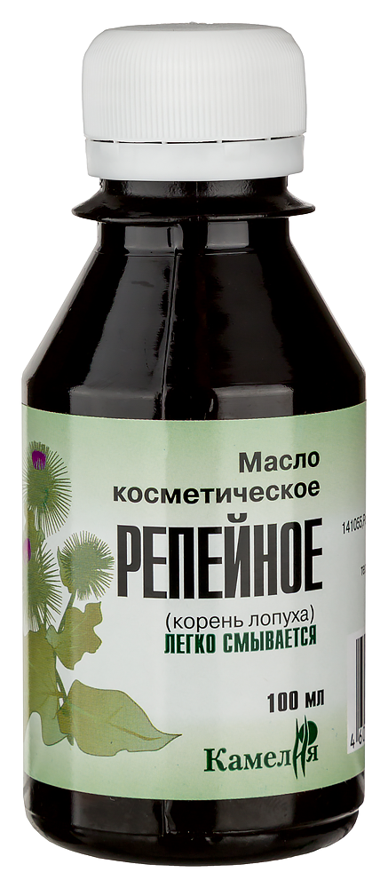 Изображение товара Камелия масло косметическое репейное (корень лопуха) 100 мл
