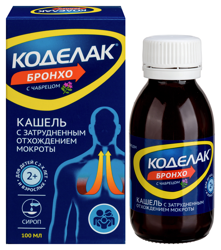 Изображение товара Коделак бронхо с чабрецом сироп 100 мл