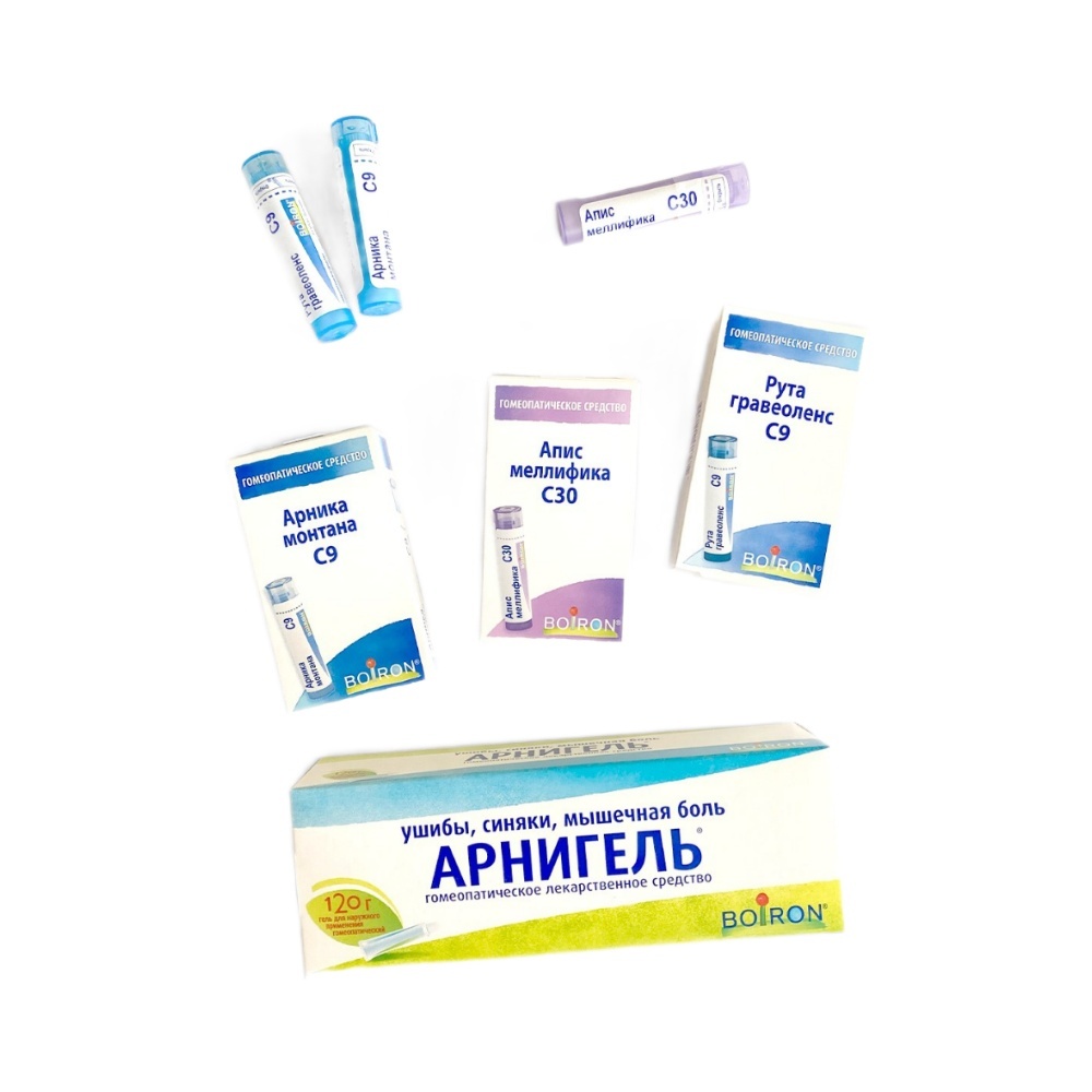 Изображение товара Набор гомеопатический «Аптечка при травмах»