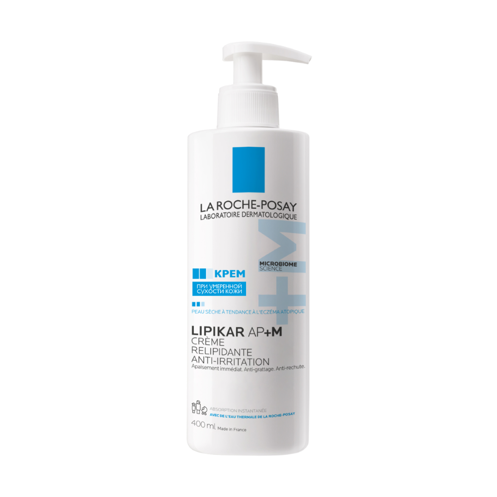 Изображение товара La roche-posay lipikar ap+m липидовосполняющий крем для сухой очень сухой и склонной к атопии коже 400 мл Изображение товара La roche-posay lipikar ap+m липидовосполняющий крем для сухой очень сухой и склонной к атопии коже 400 мл