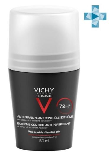 Изображение товара Vichy Homme Мужской шариковый дезодорант-антиперспирант 50 мл защита 72 часа